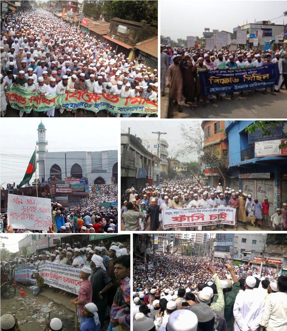 একদল মুমিন যখন এক হয় তখন কিছু মুনাফিক, সয়তান তাদের বিভক্ত করতে বরাবরের মতই ব্যার্থ চেস্টা চালিয়ে যায়। তারা চায় মুমিনদের সে জোট বা ঐক্য ভেংগে যাক, মুমিনরা যেন জোট বা ঐক্য গড়তে না পারে। এমন ঘটনা ইসলামে অনেক রয়েছে। যেহুতু আমি আলেম কিংবা এই ব্যপারে বিস্তর জ্ঞ্যান রাখিনা বা অজ্ঞ তাই কোন হাদিশ কিংবা ঐতিহাসিক প্রমান দিতে পারলাম না। তারপরও আমরা জানি হাদিশে আছে "একজন মুমিন/মুমিনাত যখন নামায পড়েন তখন সয়তান বিভিন্ন ভাবে তাকে ধোঁকা দেওার চেষ্টা করে জেন তার নামযে মনোযোগ বিনষ্ট হয় এবং নামায নষ্ট হয়। কারন নামাযে মনোযোগ নষ্ট হলে নামায বাতিল হয়ে যায়। " সেই ব্যাক্তি বা সেই মুমিনের নামায যেন পুর্নতা না পায় অর্থাৎ মুল বিষয় হচ্ছে সয়তান বরাবরের মতই চেস্টা চালিয়ে যায় মুমিন বা মুমিনরা যেন বরাবরের মতই পথ ভ্রস্ট হয় এবং তার মুল লক্ষ্যে না পৌছাতে পারে। ঠিক তেমনি ভাবে হেফাজতে ইসলামের ৬ এপ্রিল ঢাকায় অনুষ্ঠিত হয়ে যাওয়া বাংলাদেশের সর্ব বিহত সমাবেশের মুল উদ্দ্যেশ্য নস্ট করতে সয়তান ভিবিন্ন ভাবে বাধা সৃষ্টির পাশাপাশি অনেক ভাবে ভ্রান্ত করার চেস্টা চালিয়েছিল, চালাচ্ছে এবং চালাবে। আমার আজকের আলোচনা ঠিক এই বিষয়েই। কিছু মানুষরূপী সয়তান, কিছু সয়তান রুপি মিডিয়া যারা বরাবরের মতই ইসলাম বিদ্বেষী এবং নাস্তিকদের পক্ষ অবলম্বন করেছে, সেই সকল মিডিয়া আজ বড়য় হতাশ ।"হেফাজতে ইসলামের ৬ এপ্রিল ঢাকায় অনুষ্ঠিত হয়ে যাওয়া বাংলাদেশের সর্ব বিহত সমাবেশ" দেখে। তারা সমাবেশের পুর্বে এটা জামাতের, এটা রাজকারদের পক্ষের, এটা স্বাধীনতা বিরোধী দলের, ইত্যাদি, ইত্যাদি সংবাদ করে। কিন্তু তাজ্জব এক ব্যাপার হলেও সত্য এত ভিভ্রান্ত আর কুৎসা রটানোর পরও ক্ষমতাধর এবং বাম দের হাজার বাধা অতিক্রম করে শেষ পর্জন্ত সফল ভাবে শেষ হয় এবং ইতিহাস হয়ে যায় হেফাজতে ইসলামের ৬ এপ্রিল ঢাকায় অনুষ্ঠিত হয়ে যাওয়া বাংলাদেশের সর্ব বিহত সমাবেশ। যখন দেখে তারা এই সমাবেশে ৫০ লক্ষ মানুষের জমায়েত হয়েছে তখন তারা মানুষকে ভিভ্রান্ত করার চেস্টা আরও বারিয়ে দেয়। (সিএনএনের দাবী ঢাকাতে ৩০ লক্ষ কিন্তু সারাদেশের সমাবেত মোট মানুষের সংখ্যা ৫০ লক্ষ ছারাবে বলে আমার বিশ্বাস) কিন্তু দুক্ষজনক হলেও সত্য তারা এতটাই নির্বোধ যে এমন এমন বিষয় নিয়ে ভিভ্রান্ত করার চেস্টা করে যা একটা সুস্থ মস্তিস্কের শিশুরও বুঝতে কস্ট হবে না। এমন কিছু ভিভ্রান্তিকর তথ্যের মধ্যে একটি হচ্ছে "হিফাজতে ইসলামের মঞ্চে জায়গা হল না চরমোনাই পীরের" অথবা "চরমোনাই দের মধ্যে ক্ষোভ, মঞ্চে নাই চরমোনাই পীর" ইত্যাদি ইত্যাদি। অবাক হই সয়তান রুপি http://sphotos-e.ak.fbcdn.net/hphotos-ak-ash3/s480x480/531995_512655548791986_1806968786_n.jpgএই মিডিয়ার কার্জকলাপ দেখে। সয়তান যেমন মুমিনের জোট কিংবা ঐক্য সহ্য করতে পারে না, তিলে তিলে ধবংশ হয়ে যায় ঠিক তেমনি ভাবে এই মিডিয়াগুলোর অবস্থা! বাস্তবতা (আমি যতটুকু জানি) চরমোনাই পীর সাহেব আসতে পারেননি ঢাকাতে, এসেছিলেন চরমোনাই পীর সাহেবের ভাই। উনার উপস্থিতির সাথে সাথেই তিন-চার জন খেদমতের সাথী উনাকে মঞ্চে বসার বযবস্থা করে দেওয়ার জন্য জায়গা খালি করে দিতে ছুটে আসে কিন্তু উনি নিজ থেকেই তাদের নিষেদ করেন এবং মঞ্চের সামনের দিকে কোন প্রকার অহংকার কিংবা নেতা ভাব না দেখিয়েই মাটিতে বসে পরেন। ইহাই হাক্কানি আলেম উলামাদের একটি অন্যতম মহান গুন, নেই কোন অহংকার নেই কোন ক্যামেরার সামনে আসার চেস্টা। এই মহান ব্যাক্তিদের সকলের উদ্যেশ্য এক এবং অভিন্ন। এখন এই দু দলের কেন্দ্রীয় নেতাদের মাঝে কোন দন্ধ বা কোন্দল নেই যে তাও আমাদের কাছে স্পস্ট। তাই আশা করি পথ ভ্রস্ট এবং নাস্তিকবাদি মিডিয়ার কথায় ভুলে যাবেন না বরং মনে রাখবেন এরা এই ইসলামের ঐক্য ভাংতে পারলেই সফল। আমি যতটুকু দেখেছি : ৬ এপ্রিলে একজন ব্যক্তি কেও এই ব্যপার নিয়ে ক্ষোভ প্রকাশ করতে দেখিনি। অথচ মিডিয়াদের চোখে মানুষের ক্ষোভ ঠিকি ধরা পরল, তাও আবার এমন সব মিডিয়াতেই ধরা পরল যাদের প্রথম পাতায় জায়গা হয়নি হেফাজতে ইসলামের ৬ এপ্রিল ঢাকায় অনুষ্ঠিত হয়ে যাওয়া বাংলাদেশের সর্ব বিহত সমাবেশের কথা। কি জঘন্য মিথ্যচার। ঘিন্যা রইল তোদের জন্য। চরমোনাই ও হেফজতে ইসলাম কে নিয়ে যারা বিভ্রান্তি ছরাচ্ছে , তাদের কথায় কান দিবেন না । কারন এই দু দলের কেন্দ্রীয় নেতাদের মাঝে কোন দন্ধ বা কোন্দল নেই । বরং যারা বিভ্রান্তি চরাচ্ছে তারা হেফাজতে ইসলামের ও কল্যাণ চায় না , চরমোনাইর ও কল্যাণ চায় না । বরং ঘোষণা করুন "ধর্মদ্রোহী নাস্তিকদের বিচারের দাবিতে আমরাই হেফাজতে ইসলাম এবং ইসলামী রাজনীতিতে আমরাই চরমোনাই।" আজ এটুকুই, ধাপে ধাপে এই সকল নাস্তিকবাদি মিডিয়াদের সব ভিভ্রান্তির কথা আমি লিখব ইনশাআল্লাহ্‌ তবে আপনিও আপনার মুল্যবান মতামত (কমেন্ট) দিতে ভুলবেন না যা আমাকে লখতে সাহস এবং অনু-প্রেরনা যোগাবে। (বানান এবং ভাষাগত সকল ভুল ক্ষমার সুন্দর দৃশটিতে দেখবেন। পাশাপাশি আমার ভুল গুল মন্তব্যের মাধ্যমে তুলে ধরুন। আপনার মতামত অবশ্যই জানাবেন।)